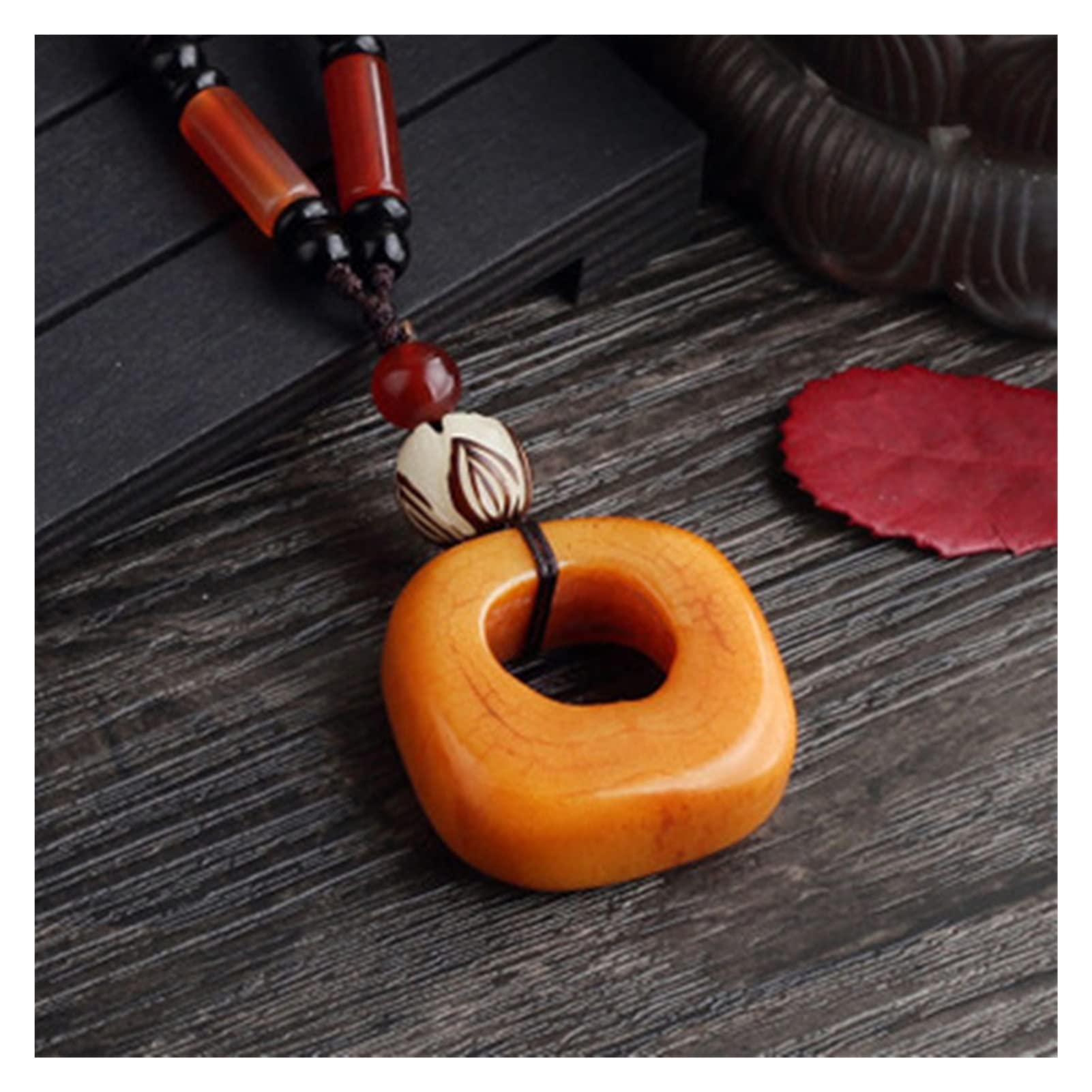 Amazon.co.jp: ネックレス オリジナル天然ラクダの骨のペンダント